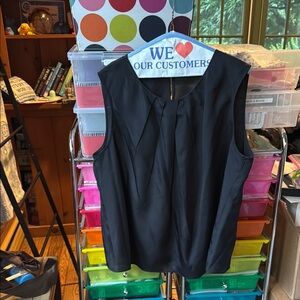 Elegant Black Sleeveless Top